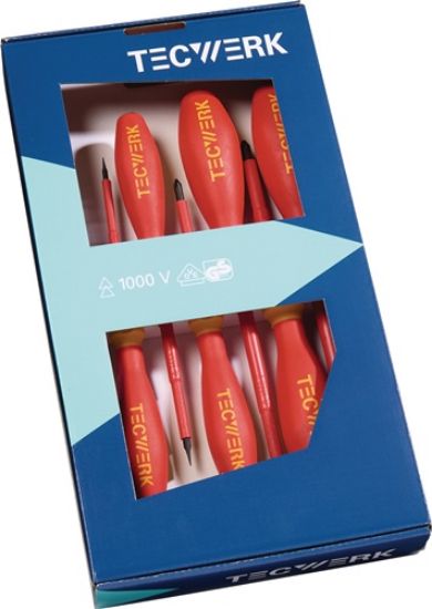 Garnitura izvijačev 7-delni VDE TECWERK