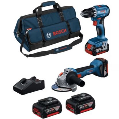 Slika AKU.VRTALNIK-VIJAČNIK GSR 18V-45 IN AKU. KOTNI BRUSILNIK GWS 18V-8 (2 X AKUMULAT