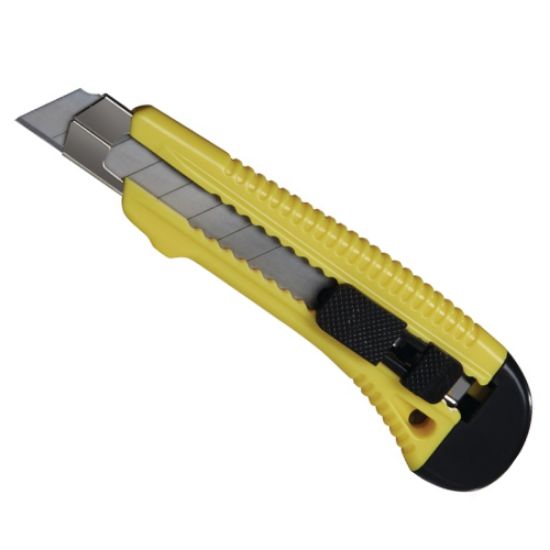 NOŽ TAPETNIŠKI 18mm širine, 155mm dolžine, PVC-ohišje