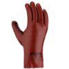 TEXXOR 2170, VEL.10, ROKAVICA ZA KEMIKALIJE, PVC, RDEČE BARVE.PODLOŽENA Z BOMBAŽ