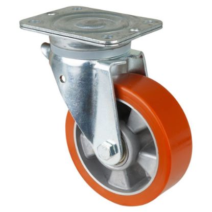 Slika Kolo transportno gibljivo, iz poliuretana in aluminija