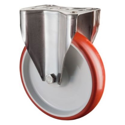 Slika Kolo transportno fiksno, iz poliuretana in umetne mase