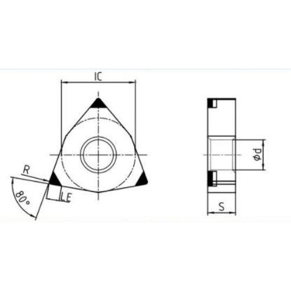 Slika Stružne ploščice WNGA-3N