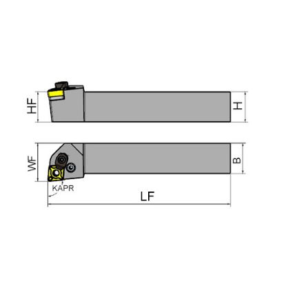 Slika Znanje držalo PCLNR/L 95°