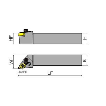 Slika Zunanje držalo PDJNR/L 93°