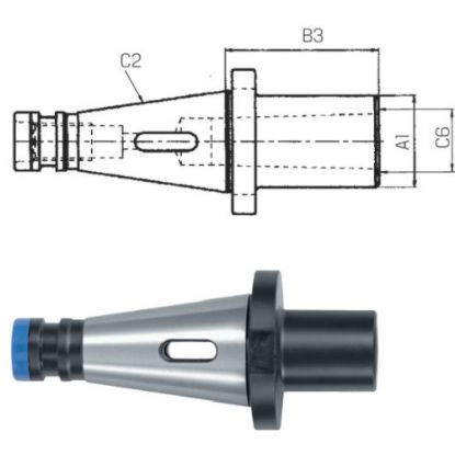 Slika Trn vpenjalni za sveder DIN2080 240060