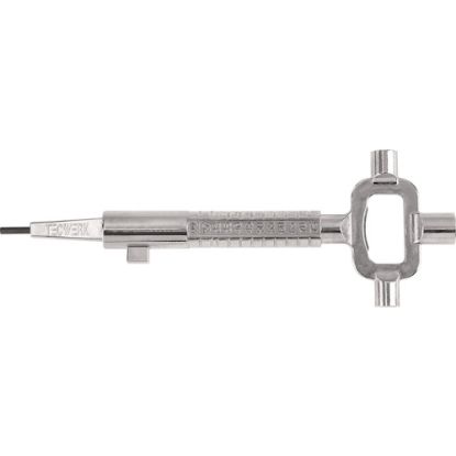 Slika Univerzalni ključ iz jekla, mat nikelj – TECWERK