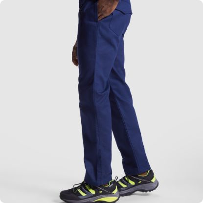 Slika Hlače delovne varilske, dolge ognjevarne, modre, FR9400