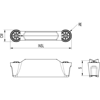 Slika Ploščice za zarezovanje in odrez ATD 525-RMR