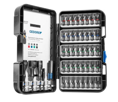 Slika BITS NASTAVKI V 45-DELNI GARNITURI, GEDORE