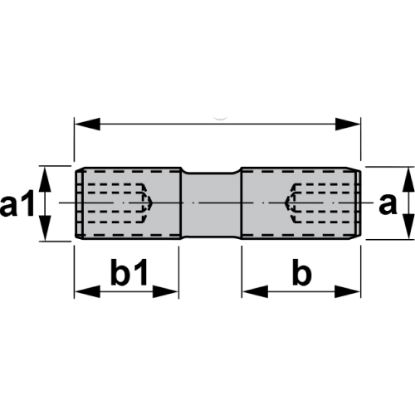 Slika Vijak dvojni navojni, desni-levi