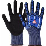 Slika Rokavice protiurezne Turin Impact Cut F, modre barve, Hase 508575