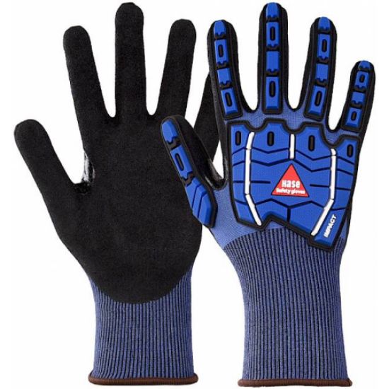 Rokavice protiurezne Turin Impact Cut F, modre barve, Hase 508575