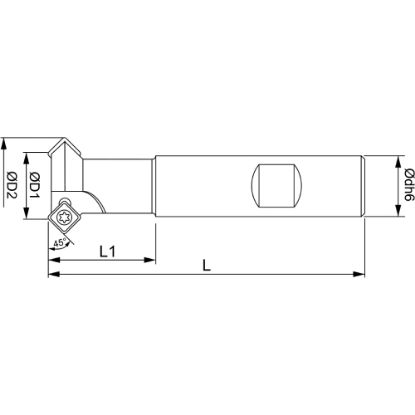 Slika Rezkar posnemalni 45°