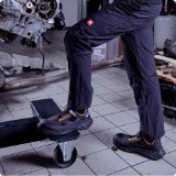Slika Delovni sandal s kapico, S1, ARYA, črno-siv
