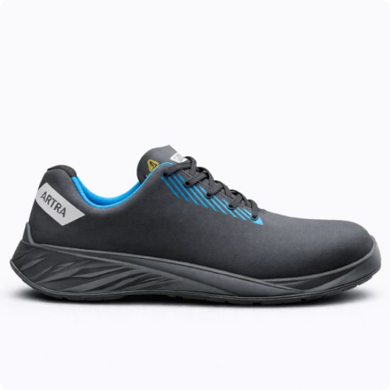 Delovni čevelj s kapico, S3, ARYEL, črno-moder