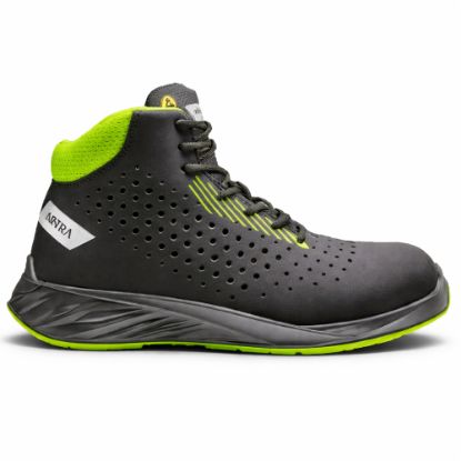 Slika Delovni čevelj s kapico, S1, ARYON, črno-zelen