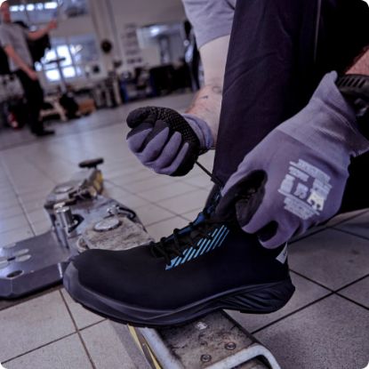 Slika Delovni čevelj s kapico, S3, ARYON, črno-siv