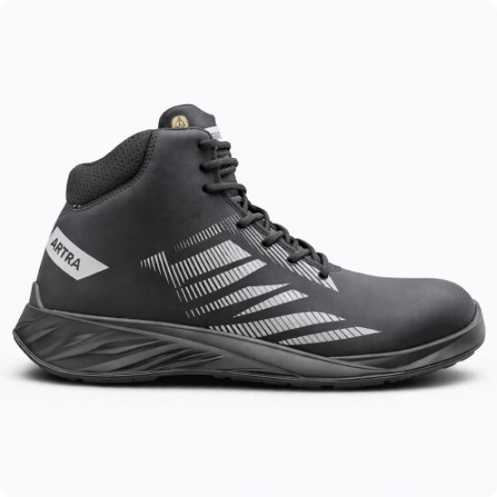 Delovni čevelj visok  z kompozitno kapico, S3, ARDEUS, črno-siv