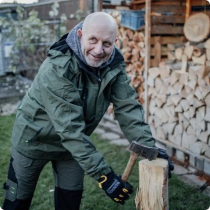 Slika Zimska moška jakna Bennon Thoros, zelene barve