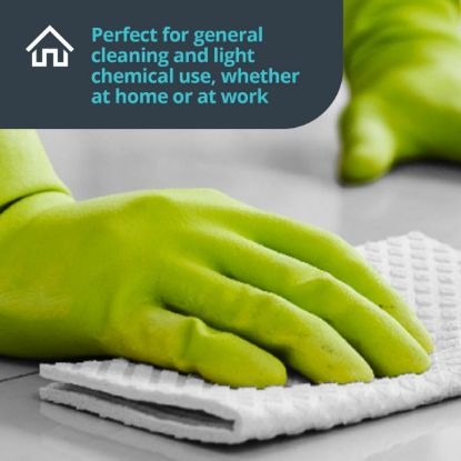 Slika Rokavica iz lateksa, rumene barve, Unigloves,UGHG300Y