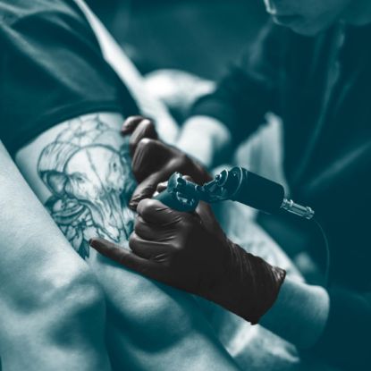 Slika Rokavica za enkratno uporabo iz lateksa, črne brave, GT001