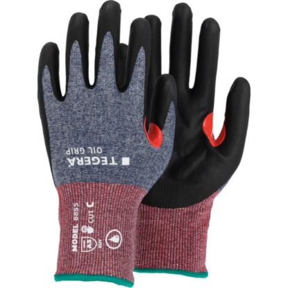 Slika Rokavice delovne sintetične Oil grip, Tegera, 8855R