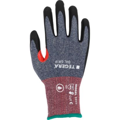 Slika Rokavice delovne sintetične Oil grip, Tegera, 8855R
