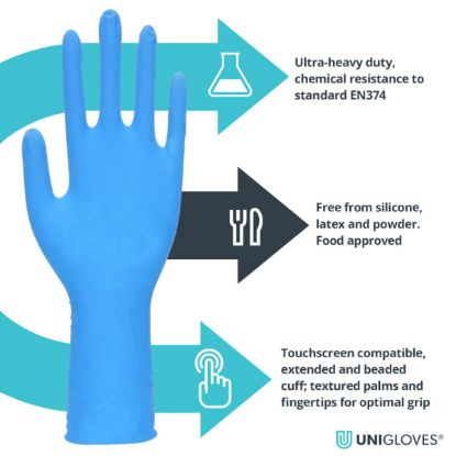 Slika Rokavice za enkratno uporabo iz  nitrila, GA010