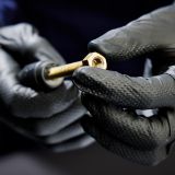 Slika Rokavice za enkratno uporabo iz nitrila z diamantnim vzorcem,GA013