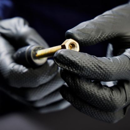 Slika Rokavice za enkratno uporabo iz nitrila z diamantnim vzorcem,GA013