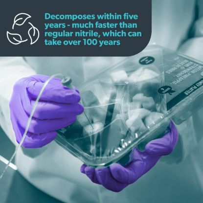 Slika Rokavice za enkratno uporabo iz nitrila, GM008