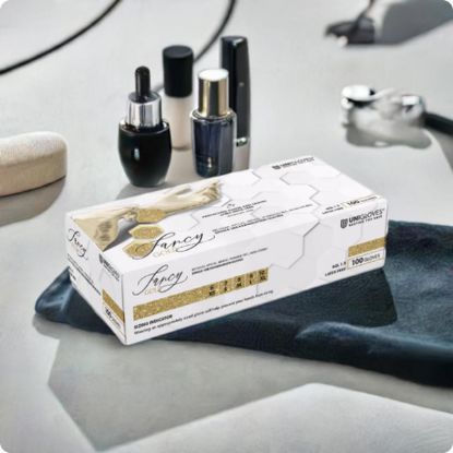 Slika Rokavice za enkratno uporabo iz nitrila, metalic zlate