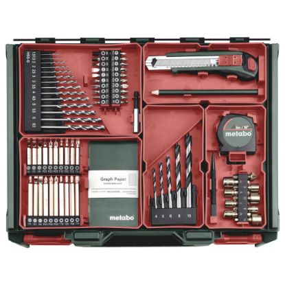 Slika BATERIJSKI VRTALNIK / VIJAČNIK BS 18 L SET ( 74-delni set pribora ) METABO