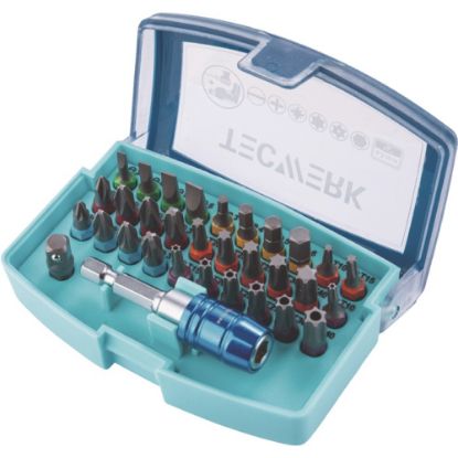 Slika NASTAVKI VIJAČNI 1/4" v 32-delni garnituri ,TECWERK