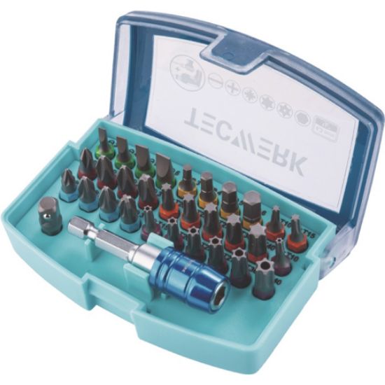 NASTAVKI VIJAČNI 1/4" v 32-delni garnituri ,TECWERK