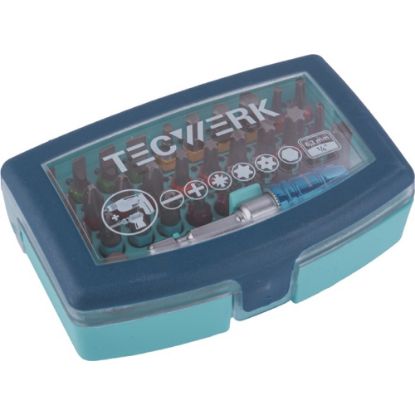 Slika NASTAVKI VIJAČNI 1/4" v 32-delni garnituri ,TECWERK