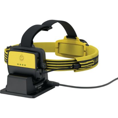 Slika SVETILKA NAGLAVNA LED AKUMULATORSKA, EXH6R, 50-180LM, DOMET 30-140 M, 4 SVETLOBN