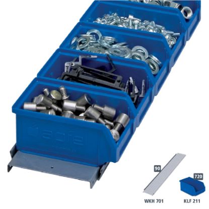 Slika OMARA ZA SHRANJEVANJE WKS 002 Set L, s 720 škatlami vel. 11 in 90 posodami WKH 7