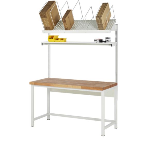 Pakirna miza, nadgradna polica in magazin za kartone