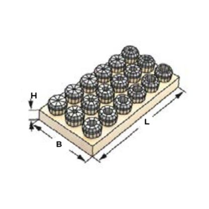 Slika PUŠE VPENJALNE ER32 470EA v 15-delni garnituri D3,0-20,0mm (z tesnenjem za IK)  