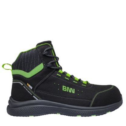 Slika Delovni čevelj s kapico, visok, črno zelen, Wideon S1PS ESD