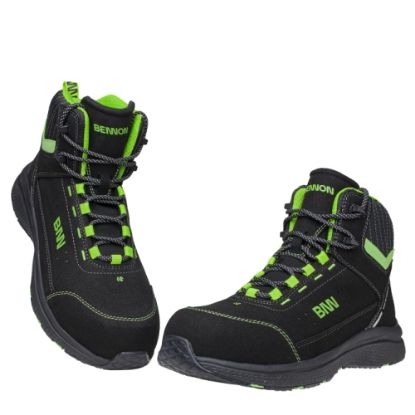 Slika Delovni čevelj s kapico, visok, črno zelen, Wideon S1PS ESD