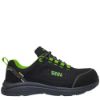 Delovni čevelj s kapico, nizek, črno zelen, Wideon S1PS ESD