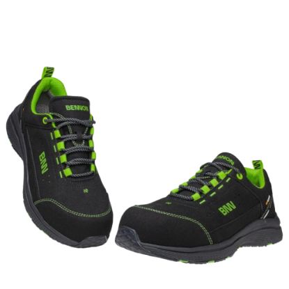 Slika Delovni čevelj s kapico, nizek, črno zelen, Wideon S1PS ESD