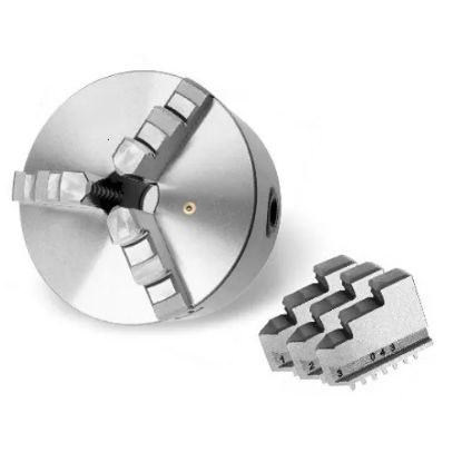 Slika Jeklena vpenjalna glava, tročeljustna DIN6350