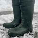 Slika Delovni škorenj s kapico, PVC, zelen, Wiesmoor Green, 34 cm, S5