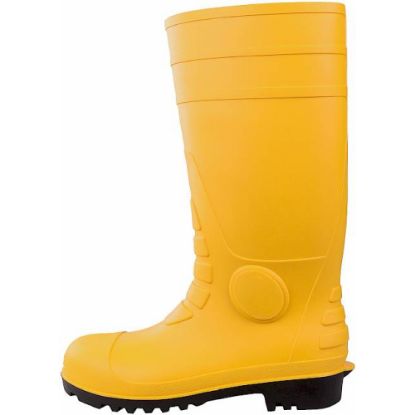 Slika Delovni škorenj s kapico, PVC, rumen, Wiesmoor Yellow, 34 cm, S5