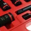 13-DELNA GAR. UDARNIH NASADNIH KLJUČEV 1/2" 10-24 MM Z ADAPTERJEM 1/4", PODALJŠK