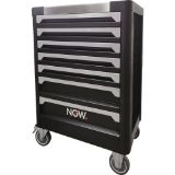 Slika VOZIČEK DELAVNIŠKI S SEDMIMI PREDALI in 173-delno garnituro orodja 683x460x853mm